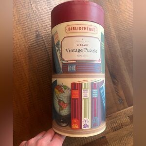 Library Vintage Puzzle - 1000 Pieces - Multicolor